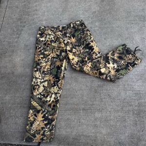 Jerzees Men's XL camouflage Cargo Pants Multicolor Cinch Waist Pockets